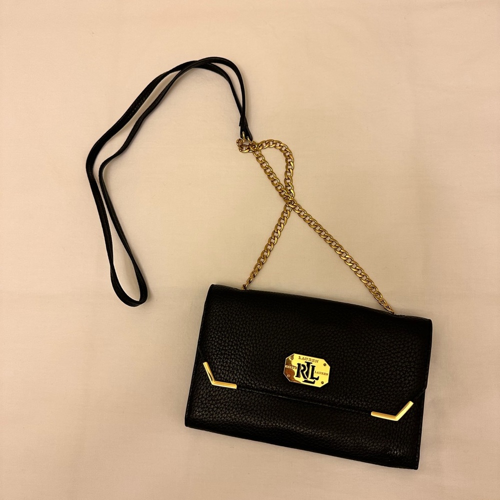 Ralph Lauren Black Wallet Crossbody